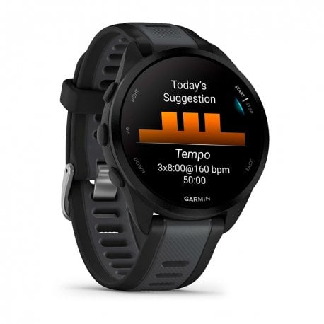 Смарт-годинник Garmin Forerunner 165 Black/Slate Gray (010-02863-20) EU