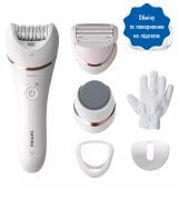 Епілятор для вологої та сухої епіляції Philips BRE730/10 Epilator Series 8000