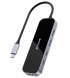 HUB Proove Shadow 6в1 (Type-C to 2USB3.0 + 2Type-C + PD100W + HDMI) Dark Gray (HBSW10221205)