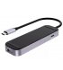 HUB Proove Shadow 6в1 (Type-C to 2USB3.0 + 2Type-C + PD100W + HDMI) Dark Gray (HBSW10221205)