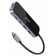 HUB Proove Shadow 6в1 (Type-C to 2USB3.0 + 2Type-C + PD100W + HDMI) Dark Gray (HBSW10221205)
