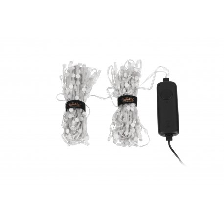 Smart LED гирлянда Twinkly Dots Lights RGB 400 IP44 20м кабель прозрачный (TWD400STP-TEU)