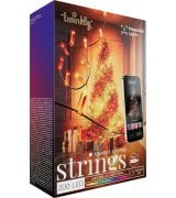 Smart LED гирлянда Twinkly Strings Candle RGB 200 IP20 12м USB-C кабель зеленый (TWKC200RGB-G)