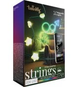 Smart LED гирлянда Twinkly Strings Star RGB 200 IP20 12м USB-C кабель зеленый (TWKS200RGB-G)