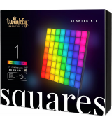 Smart LED панель Twinkly Squares 1 Starter RGB IP20 16х16см USB-C чорний (TWQ064STW-01-BUSB)