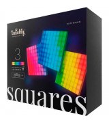Smart LED панель Twinkly Squares 3 Extension RGB IP20 16x16см кабель черный (TWQ064STW-03-BAD)