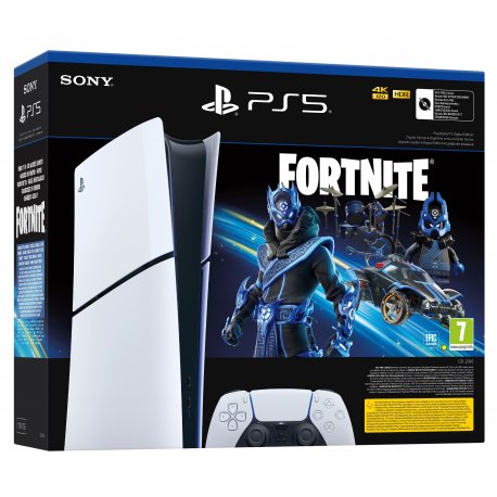 Ігрова консоль Sony PlayStation 5 Slim Digital Edition 1TB (Fortnite Cobalt Star Bundle) EU