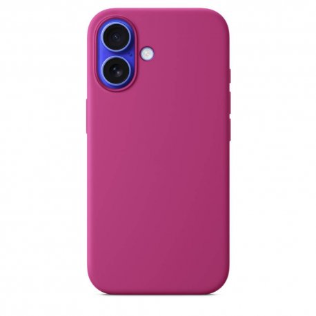 Чохол Monblan Magnetic Silicone Series MagSafe для iPhone 16 Fuchsia
