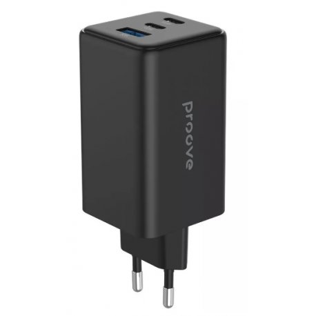 Сетевое зарядное устройство Proove Pocket GaN 100W (2Type-C + USB) Black (WCPG10012201)