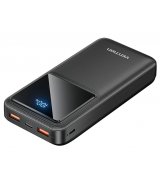 Зовнішній акумулятор Vention PowerBank 20000 mAh 22.5W Black (FHLB0)