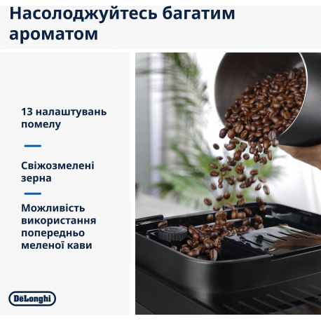 Кофемашина Delonghi ECAM 310.60 GB Magnifica Evo Next