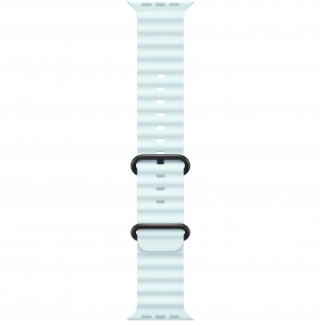 Apple Watch Ultra 2 (2024) 49mm (GPS+LTE) Black Titanium Case with Ice Blue Ocean Band (MYP83, MYTC3)