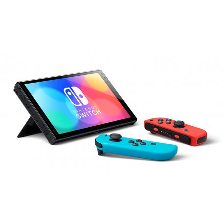 Ігрова консоль Nintendo Switch OLED with Neon Blue and Neon Red Joy-Con (US)