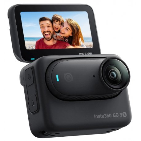 Eкшн-камера Insta360 GO 3S 4K Standard Bundle 64GB Black (CINSAATA_GO3S14)