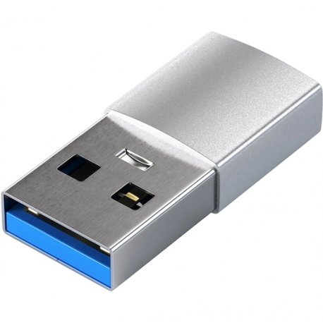 Переходник Satechi Aluminum Adapter Type-A to Type-C Silver (ST-TAUCS)