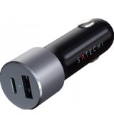 Автомобильное зарядное устройство Satechi 72W Type-C PD Car Charger Space Gray (ST-TCPDCCM)