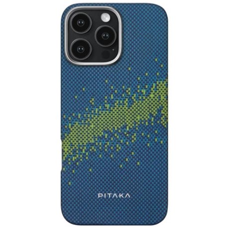 Чехол Pitaka Tactile Woven Case для iPhone 16 Pro Lumintex Milky Way Galaxy (KI1603PMYG)