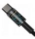 Кабель Baseus Tungsten Gold Fast Charging Type-C to Type-C 100W (2m) Black (CATWJ-A01)