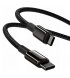 Кабель Baseus Tungsten Gold Fast Charging Type-C to Type-C 100W (2m) Black (CATWJ-A01)
