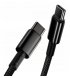 Кабель Baseus Tungsten Gold Fast Charging Type-C to Type-C 100W (2m) Black (CATWJ-A01)