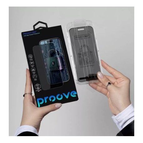 Защитное стекло Proove Privacy 360 Installation Box для iPhone 16 Pro Black