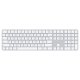 Клавіатура Apple Magic Keyboard with Touch ID and Numeric Keypad Mac with Apple silicon (USB–C) - White (MXK73)