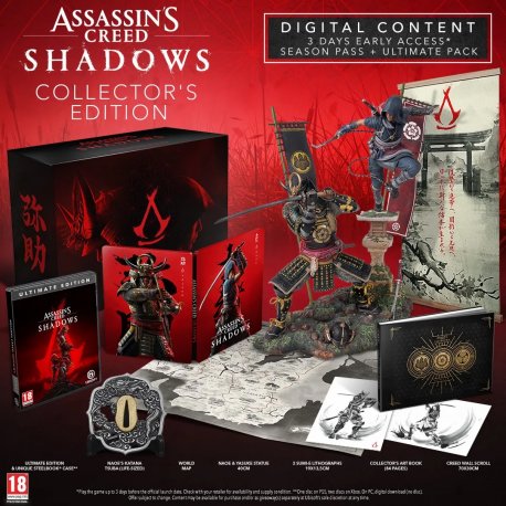Игра Assassin's Creed Shadows. Collector's Edition (PS5, eng, rus субтитры)