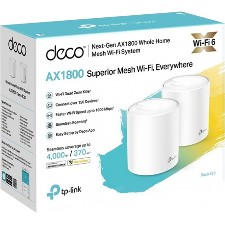WiFi Mesh система TP-Link Deco X20 2-pack
