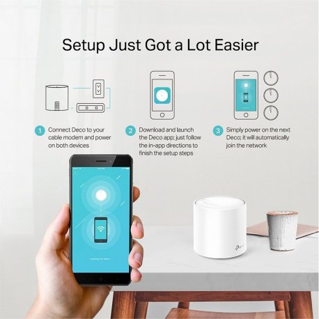 WiFi Mesh система TP-Link Deco X20 3-pack (DECO-X20-3-PACK)