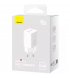 Сетевое зарядное устройство Baseus GaN5 Pro Fast Charger 40W Type-C+Type-C White (CCGP180102)