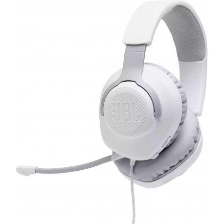Гарнитура игровая JBL Quantum 100 White (JBLQUANTUM100WHT)
