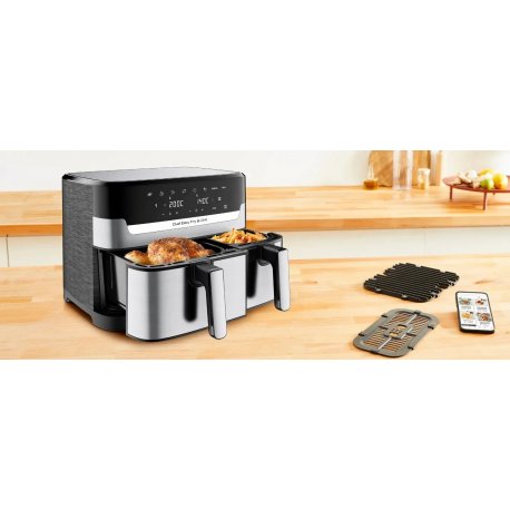 Мультипечь Tefal EY905D10 Dual EasyFry&Grill AirFryer 5.2/3.1L