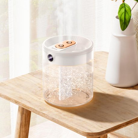 Увлажнитель воздуха Hoco HX31 Dual Spray with digital display White