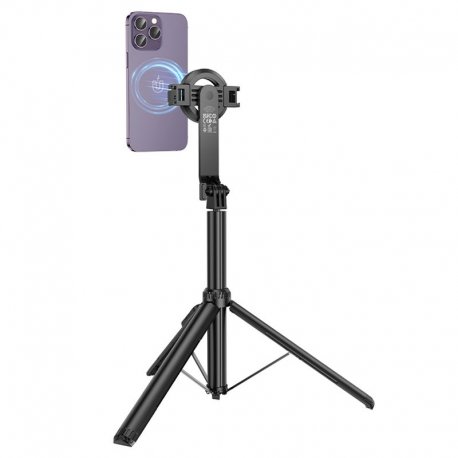 Селфи-монопод Hoco K25 Sherkhan magnetic Black