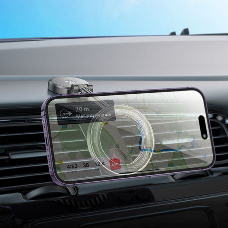 Автотримач Hoco H51 Gray