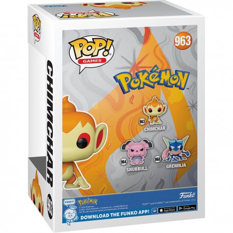 Колекційна фігурка Funko POP Games: Pokemon - Chimchar (889698709255)