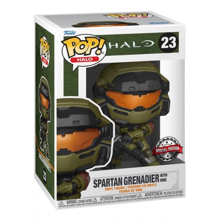 Коллекционная фигурка Funko POP Games: Halo Infinite - Spartan grandier w/ hmg (889698593373)