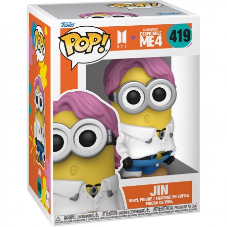 Коллекционная фигурка Funko POP Rocks: Minions X BTS - Jin (889698859653)