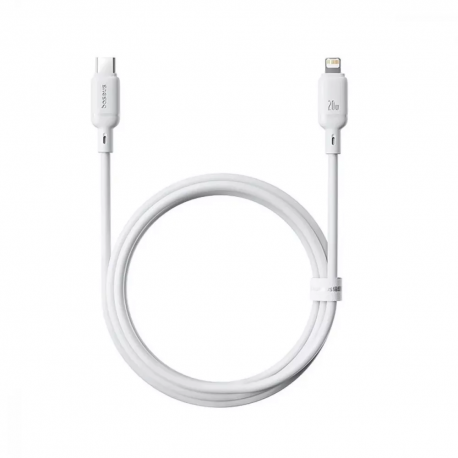 Кабель Baseus Silky Series Fast Charging Type-C to Lightning 20W (1m) White (P10377700213-00)