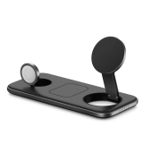 Беспроводное зарядное устройство Satechi Trio Qi2 Wireless Charging Pad Space Gray (ST-QTPM-EA)