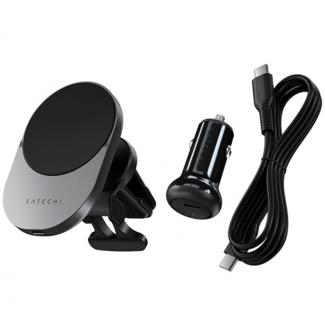 Автодержатель Satechi Qi2 Car Space Gray (ST-Q2CCM)
