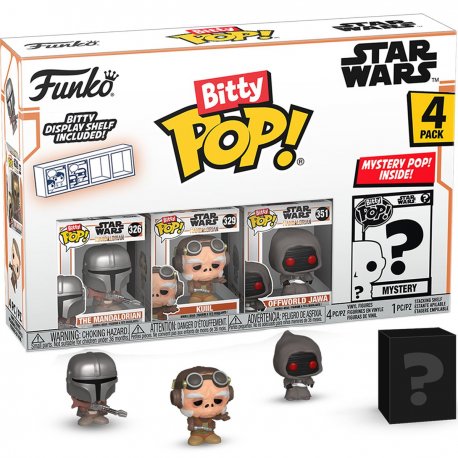 Набір подарунковий Funko POP (Bitty): Mandalorian - Mandalorian 4pk (889698754521)