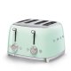 Тостер на 4 скибочки SMEG TSF03 Pastel Green (TSF03PGEU) Тостер на 4 скибочки SMEG TSF03 Pastel Green (TSF03PGEU)
