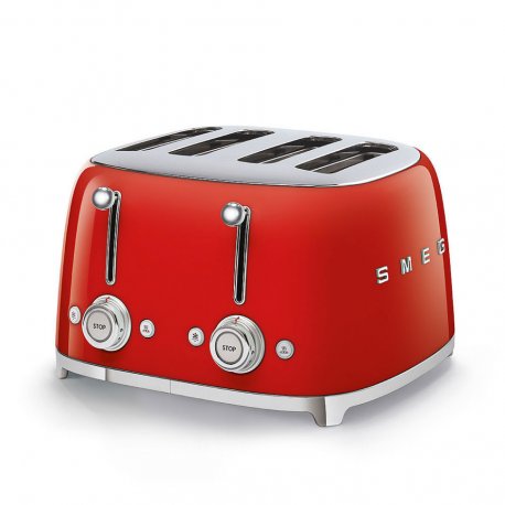 Тостер на 4 скибочки SMEG TSF03 Red (TSF03RDEU)