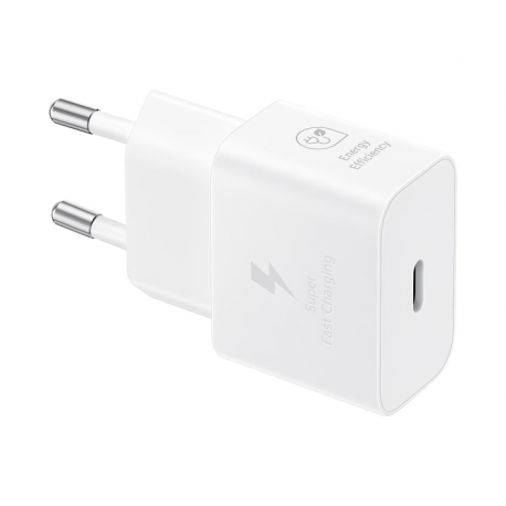 Сетевое зарядное устройство Samsung Super Fast Charging PD25W 1 Type-C White (EP-T2510NWEGEU)