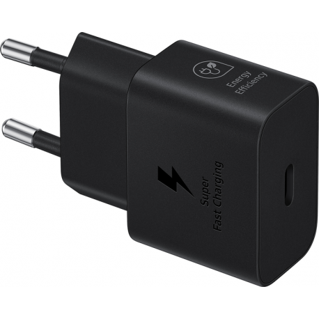 Сетевое зарядное устройство Samsung Super Fast Charging PD25W 1 Type-C Black (EP-T2510NBEGEU)