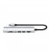 HUB Satechi 7-in-1 USB-C Slim Multiport Adapter 4K with Ethernet Silver (ST-P7SS)