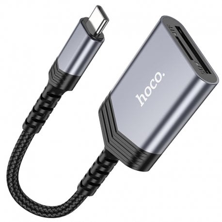Кардрідер Hoco UA25 Type-C Gray