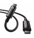 Кабель Baseus Tungsten Gold Fast Charging Type-C to Type-C 240W (3m) Black