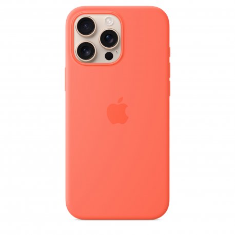 Чехол Apple iPhone 16 Pro Max Silicone Case with MagSafe Tangerine (MDGX4Z)